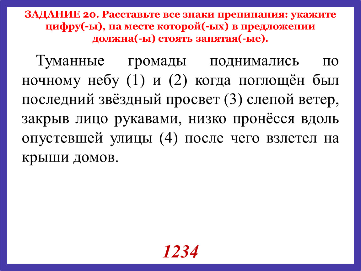 Готовимся к ЕГЭ по русскому языку: задания 19 - 20 (тренажёр)