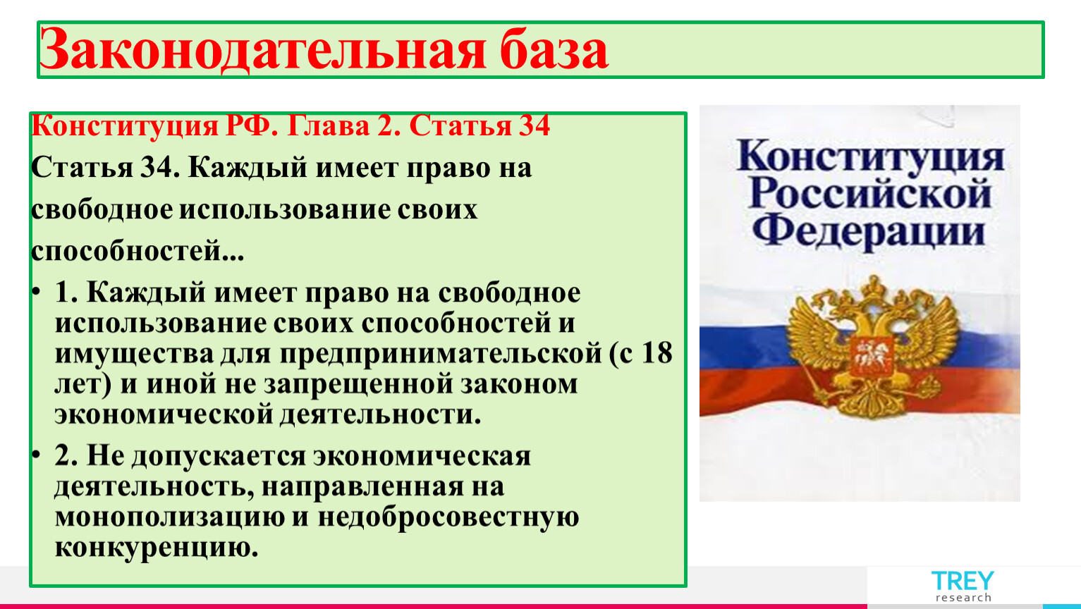 Содержание Конституции РФ