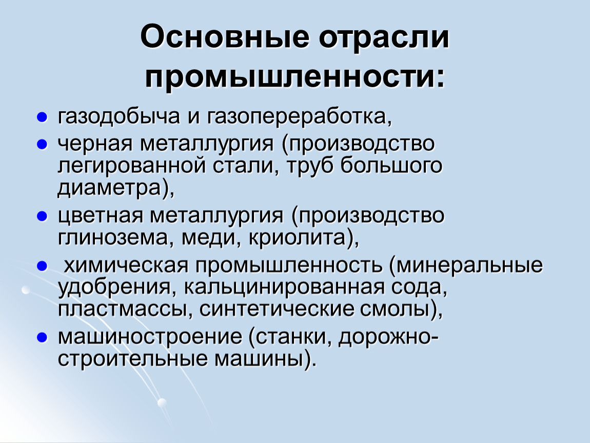 Промышленность оренбургской области презентация