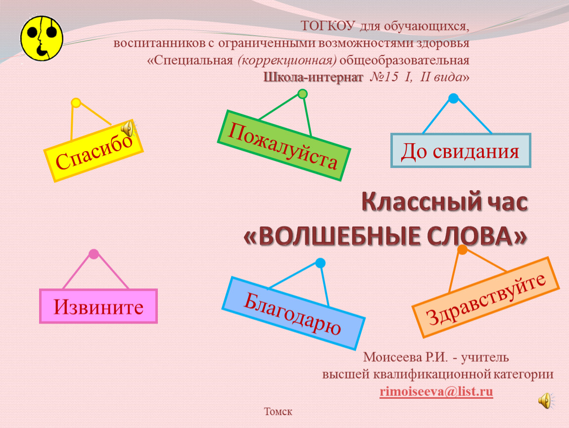 Презентация Классный час 