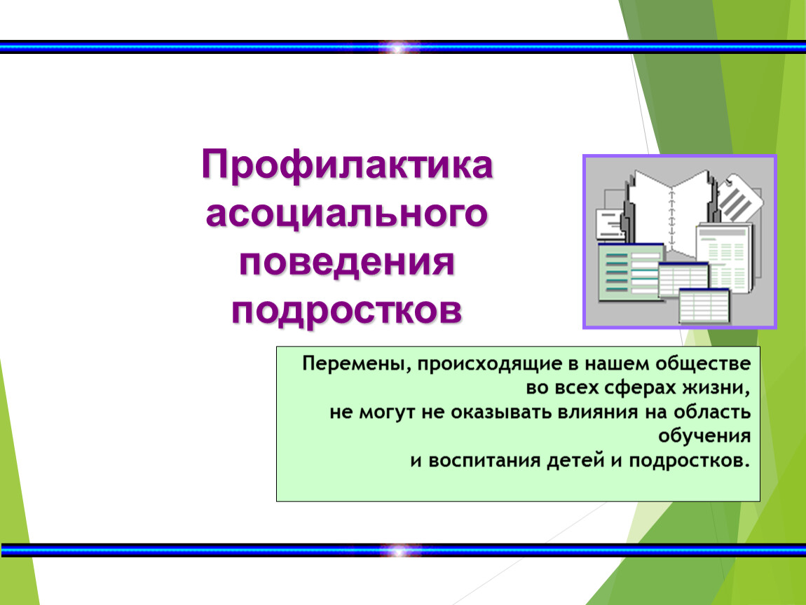 Асоциальное поведение подростков презентация