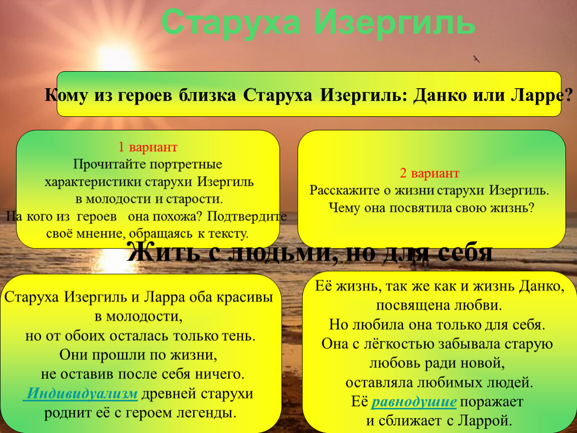 Почему данко романтический герой. Старуха Изергиль. Герои рассказа старуха Изергиль. Старуха Изергиль схема. Образ Изергиль.