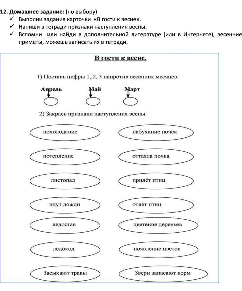 Урок. Окружающий мир. 2 класс. Тема: 