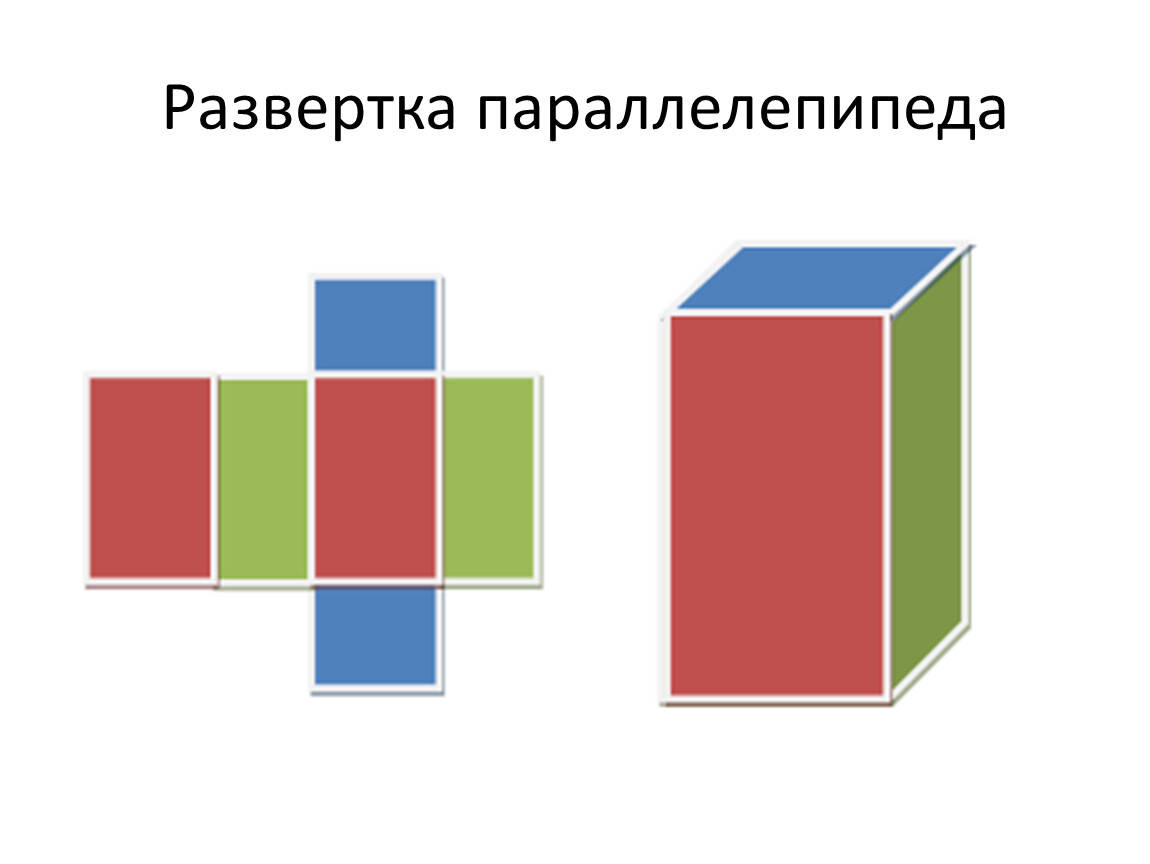 Схема сборки параллелепипеда