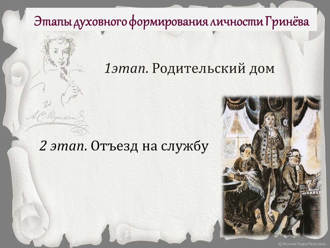 Становление характера петра гринева. Этапы духовного формирования личности Гринева. Этапы духовного становления Петра Гринева. Этапы духовного формирования Гринева. Этапы становления личности Гринева.