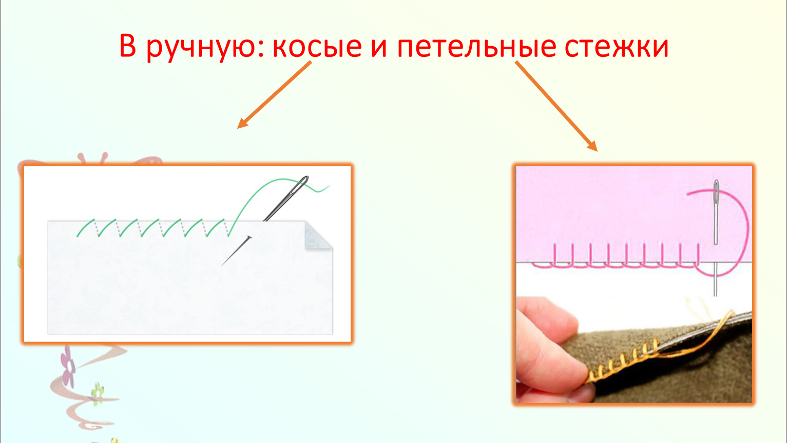 Ручные стежки. Косые и петельные Стежки. Ручные Стежки косые и петельные. Ручные швы 5 класс. Ручные швы 5 класс технология.