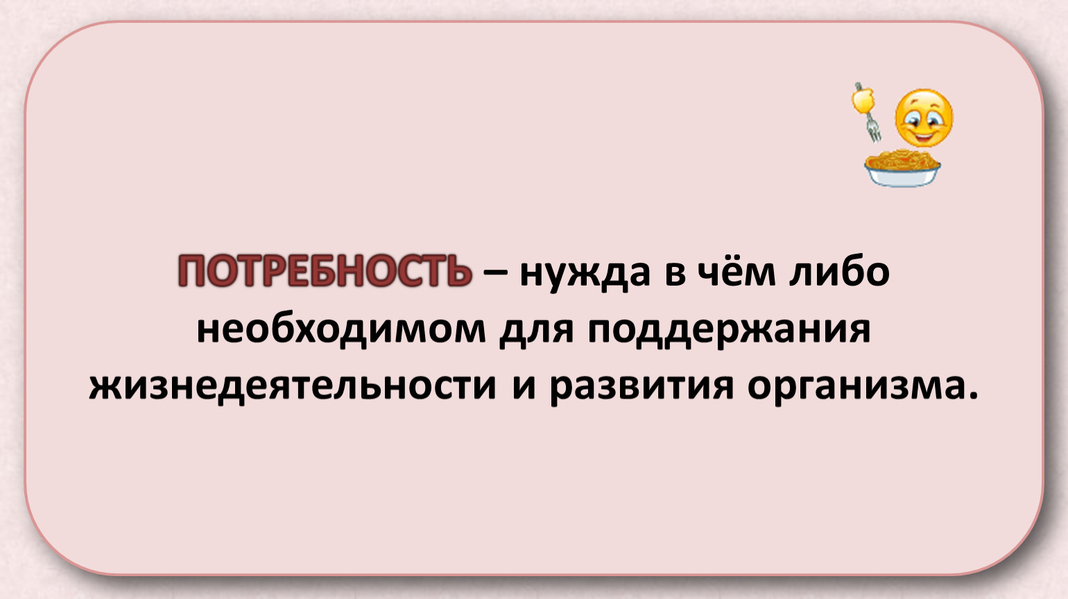 Нужда в чем либо необходимом. Для поддержания жизнедеятельности семьи что за товары.