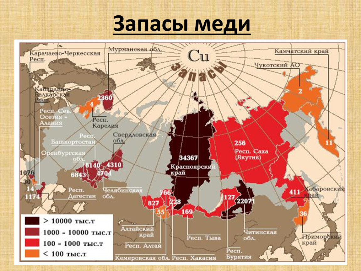 Производство меди алюминия никеля свинца и цинка на урале контурная карта