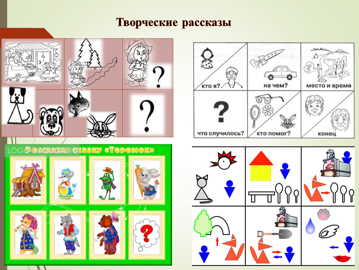 Составление творческого рассказа относится к разделу. Творческие рассказы символы.