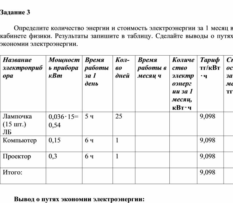 Проверка счетчика электрической энергии лабораторная работа