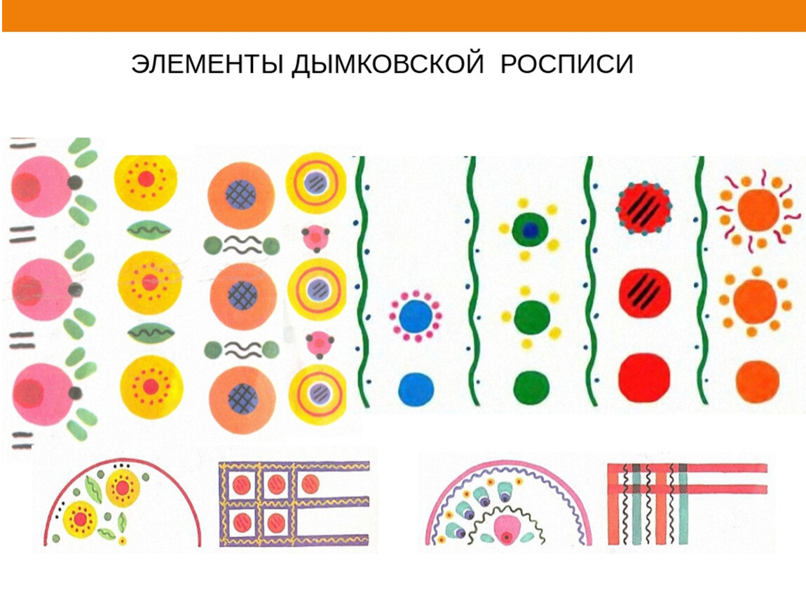 Дымковский узор картинки