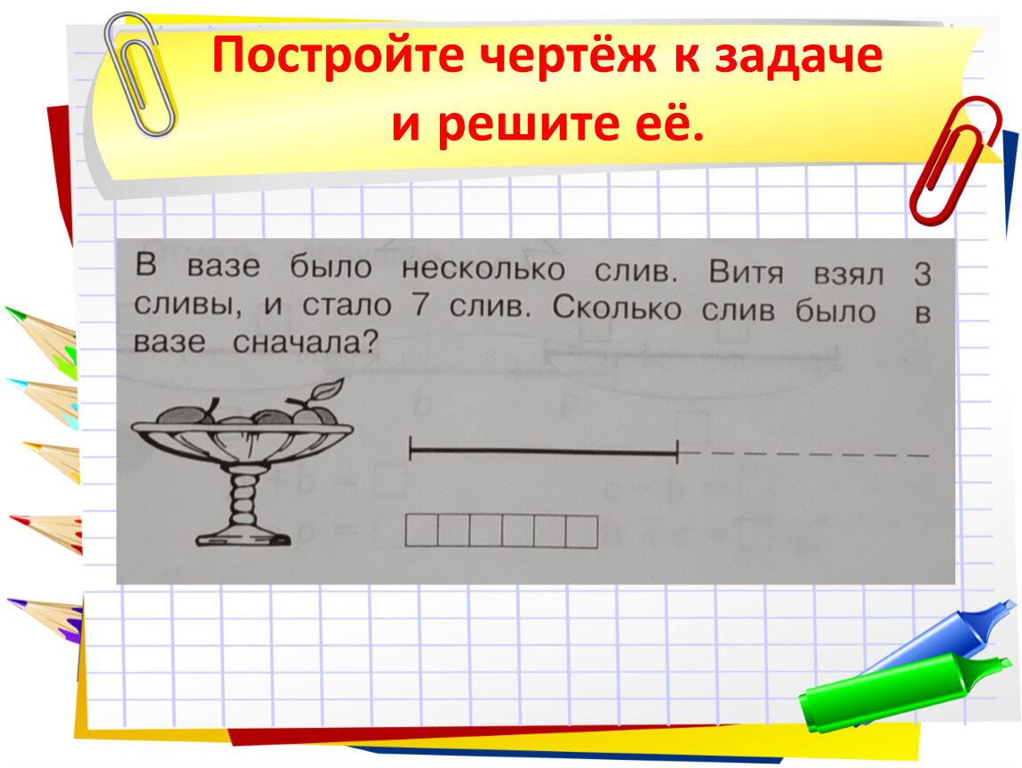 Чертеж к задаче. Начерти чертеж к задаче. Начертить чертеж к задаче. Сделай чертёж и реши задачу.