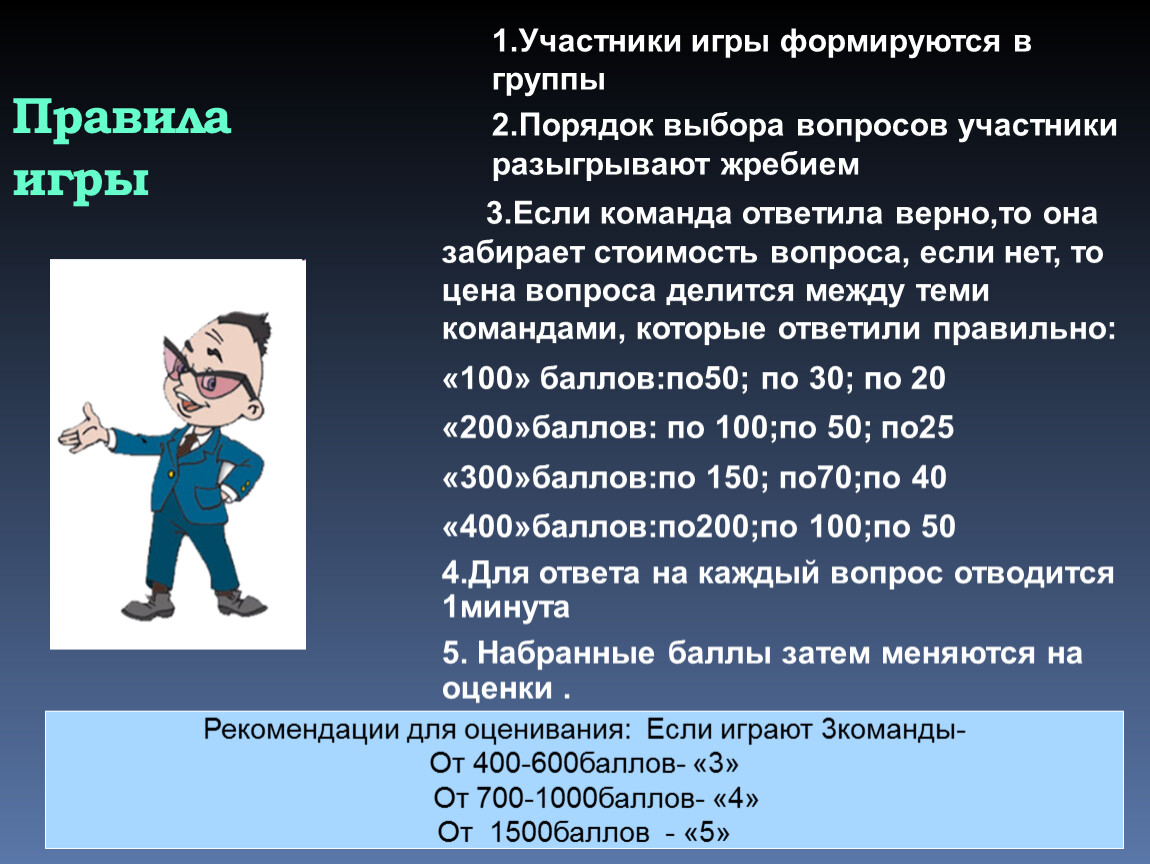 Интерактивная игра по теме 