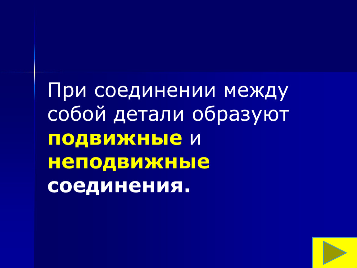 Презентация на тему : Типовые детали машин. Подвижные и неподвижные  соединения