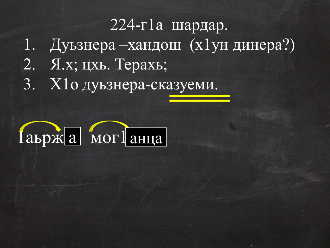 Хандош 3 класс план урока чеченского языка