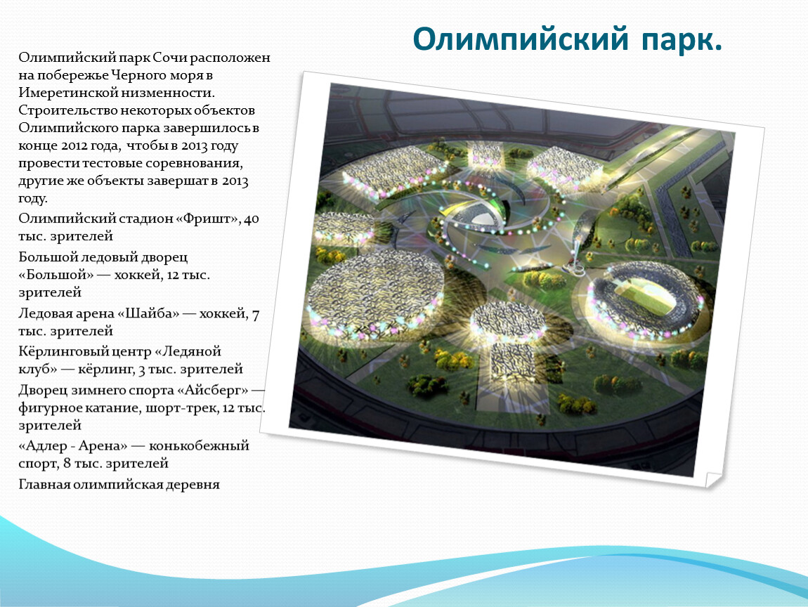 Олимпийский парк март 2024