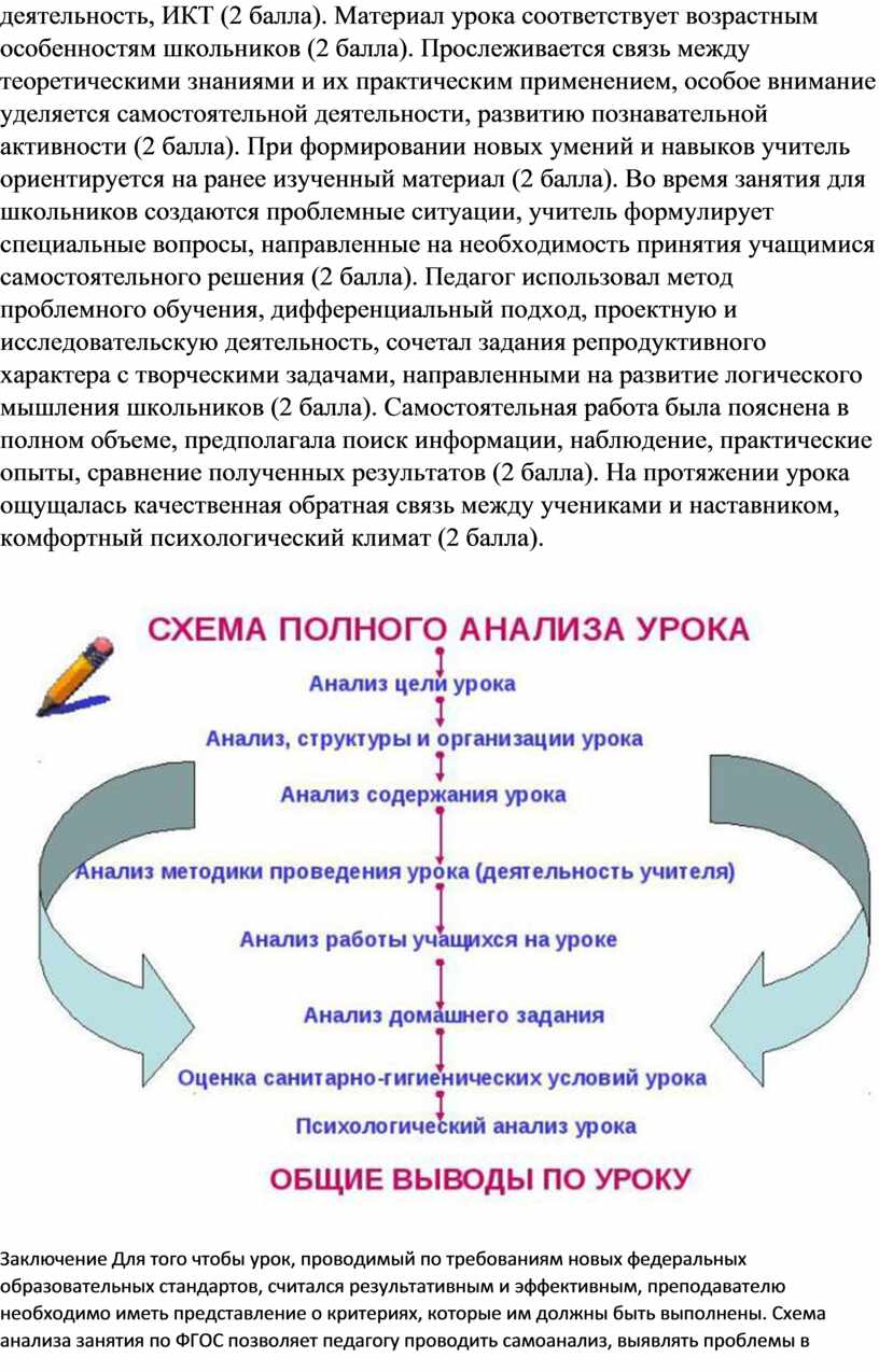 Схема анализа урока в рамках ФГОС Класс - 8. Предмет - химия. ТЕМА :