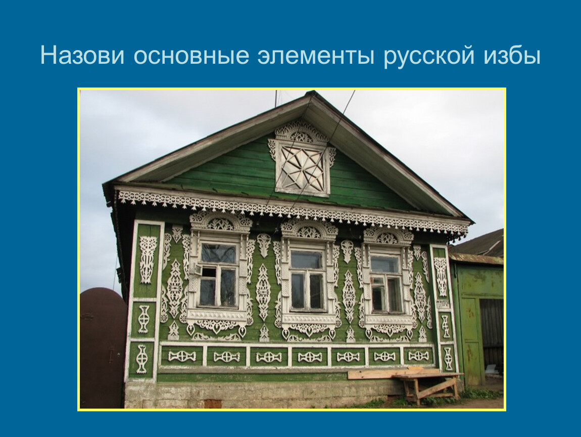 Русские конструкции. Внешнее убранство русской избы. Декоративные элементы убранства избы. Элементы русской избы. Фасадный декор русской избы.