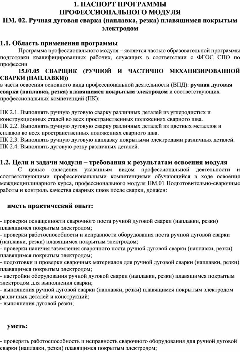 ПРОГРАММЫ ПРОФЕССИОНАЛЬНОГО