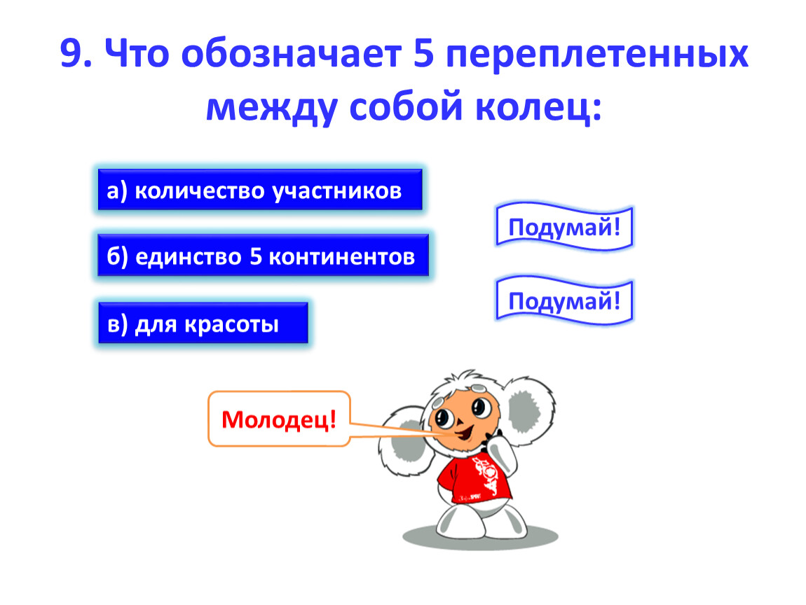 Что обозначает 5 переплетенных между собой колец