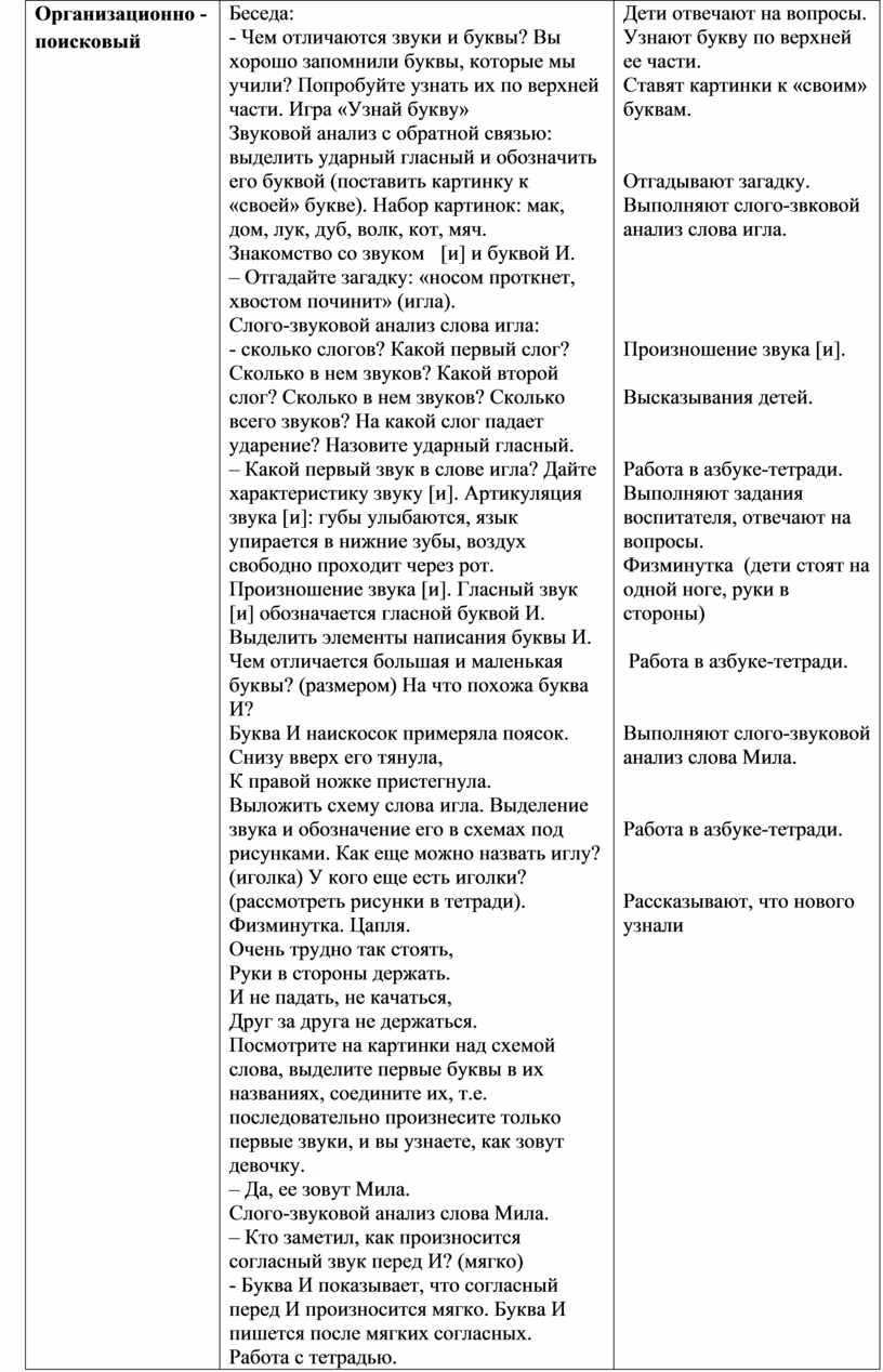 Раздел: Обучение грамоте Тема: «Звук [и] и буква И, и»