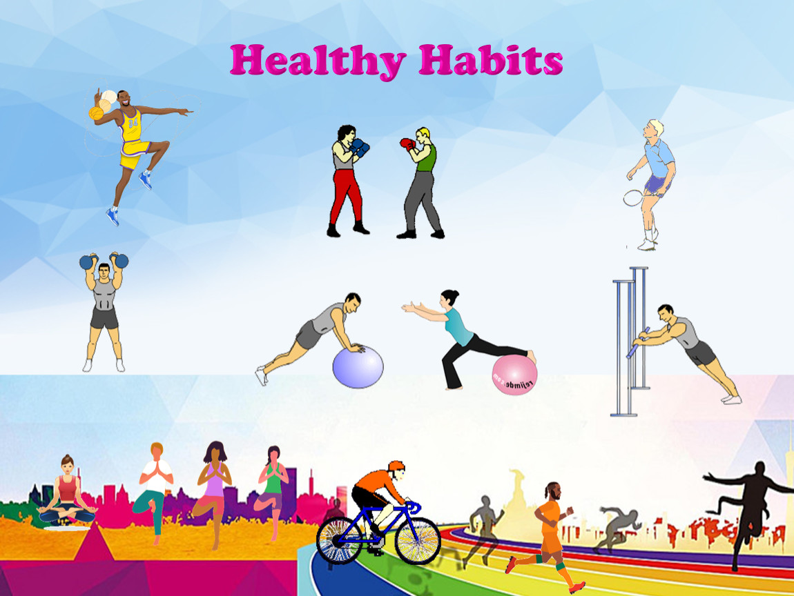 Здоровый образ жизни англ. Healthy Habits. Healthy Habits картинки. About healthy Habits. Poster healthy Habits.