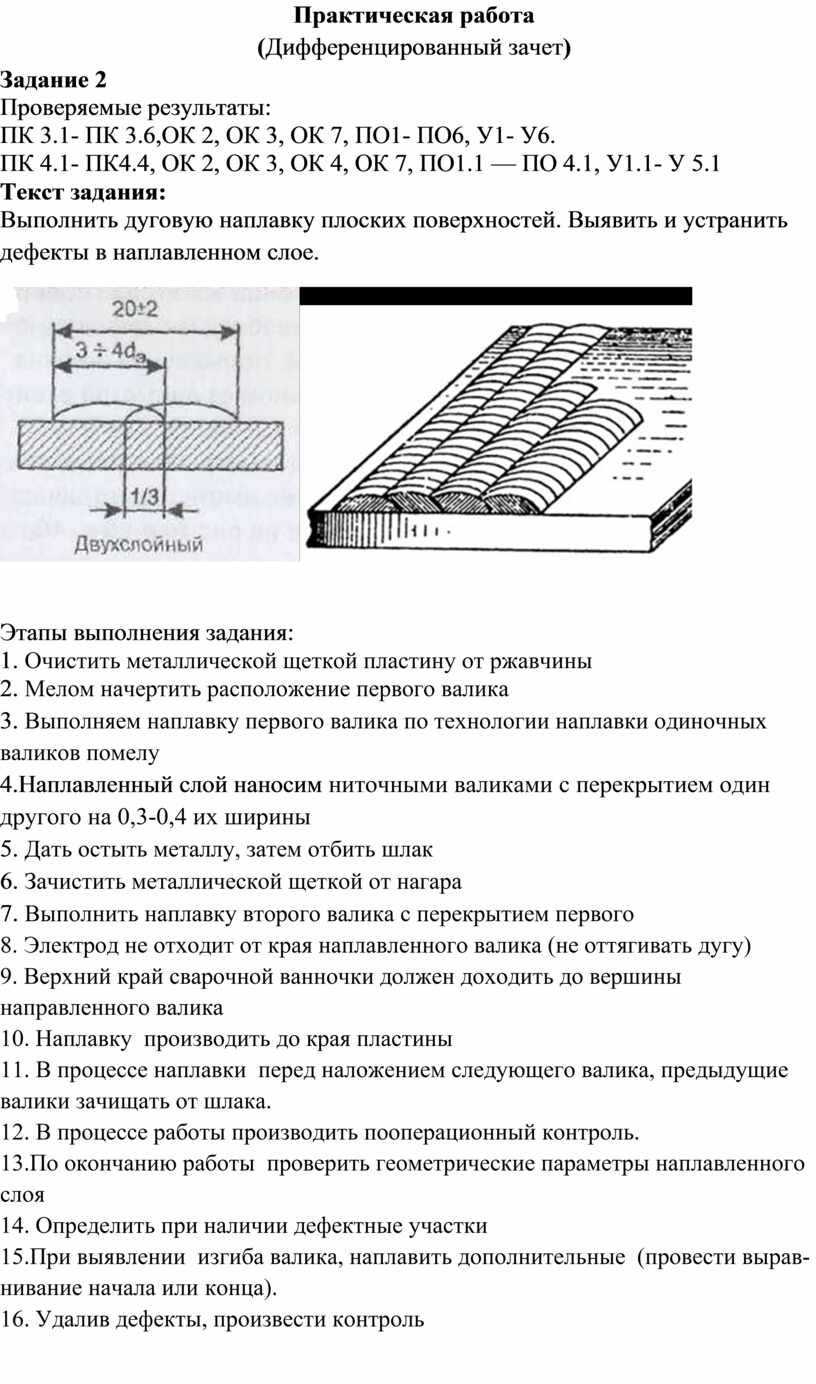 Дифференцированный зачет по ОПОП СПО по профессии 15.01.05 Сварщик