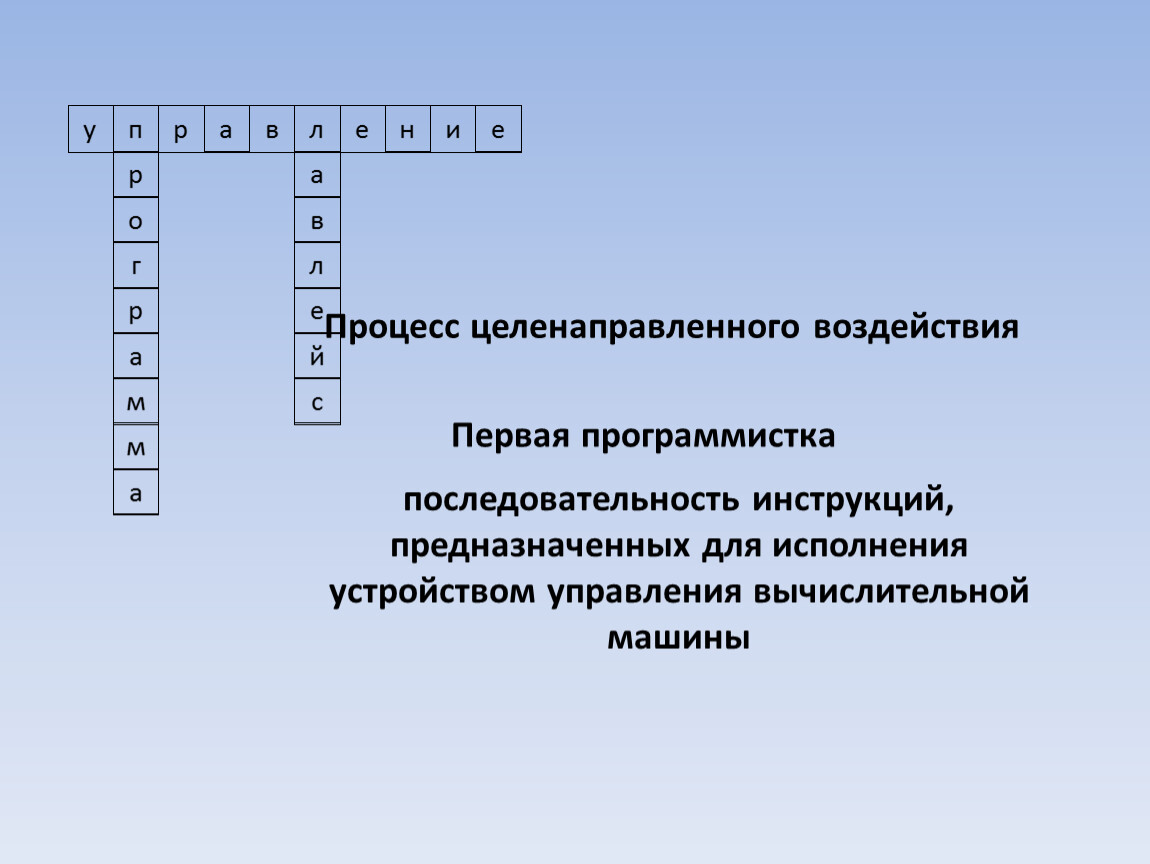 Последовательность инструкций которая предназначена для исполнения компьютером