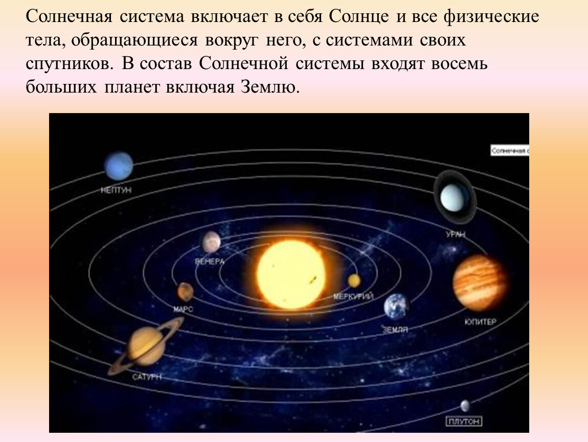 Спутники вращаются вокруг солнца