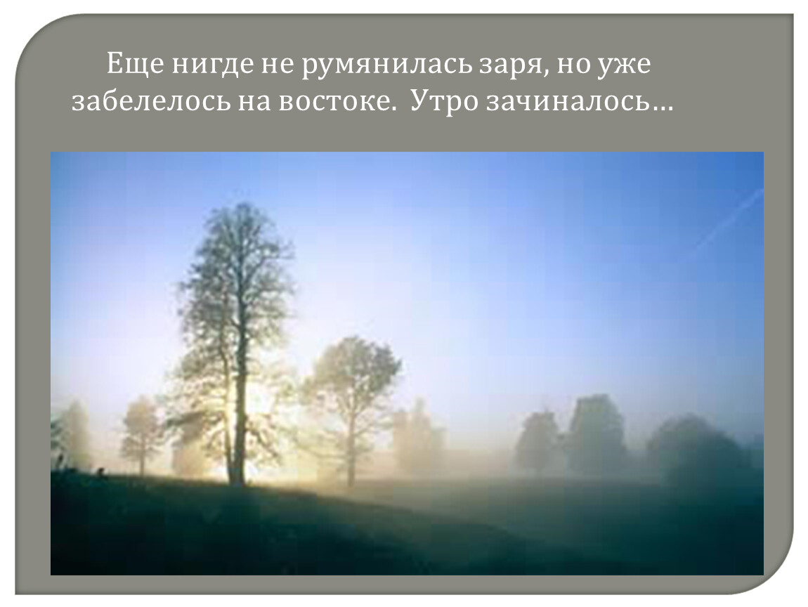 Нигде не возможно. Ещё нигде не румянилась Заря но уже забелелось на востоке. Ещё нигде не румянилась. Утро зачиналось еще нигде не румянилась Заря но уже. Бежин луг утро еще нигде Заря.