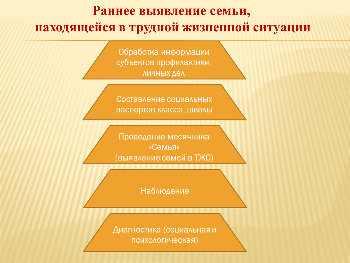 План социально педагогического обследования семьи