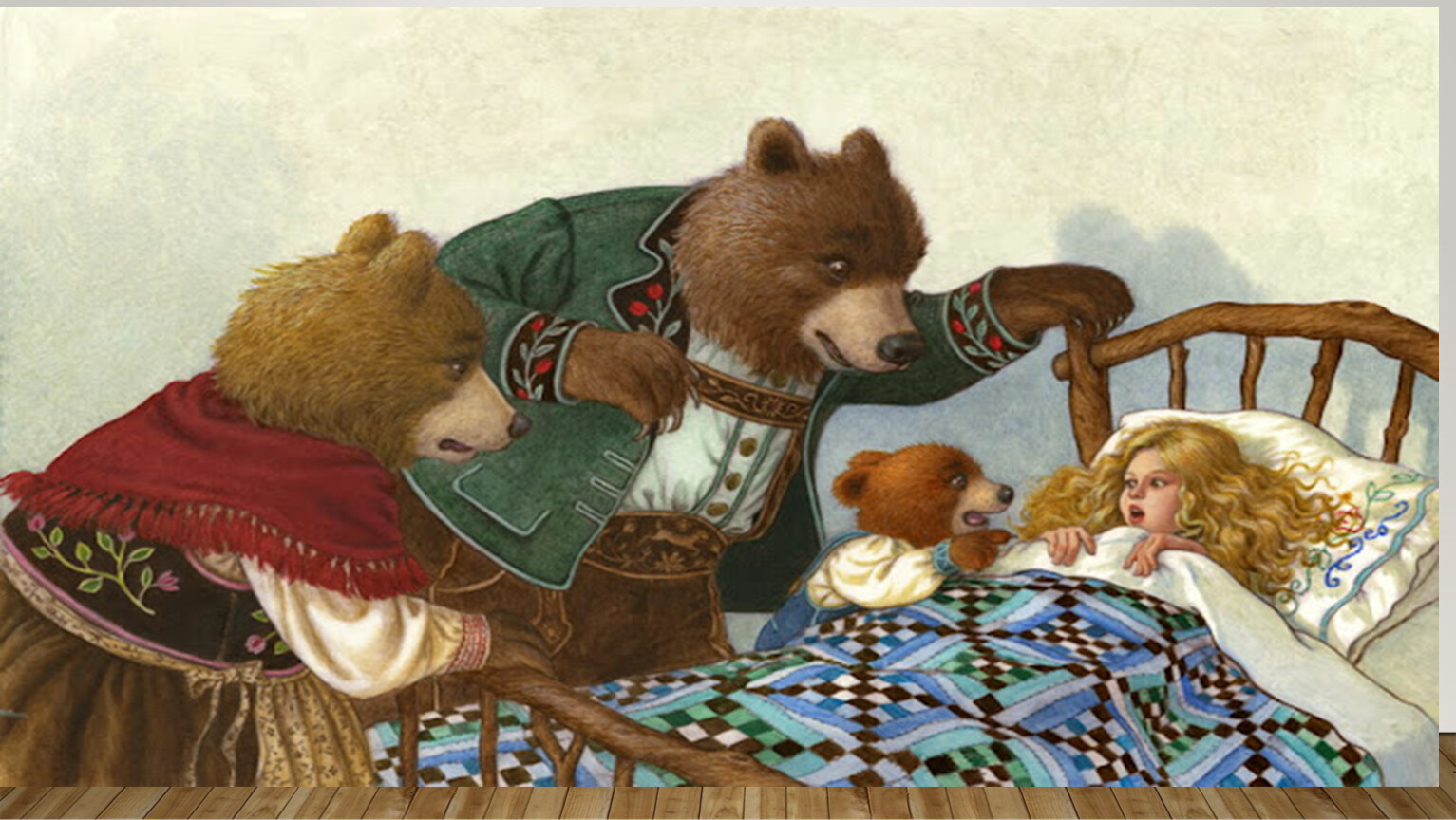 Златовласка и три медведя: сказки