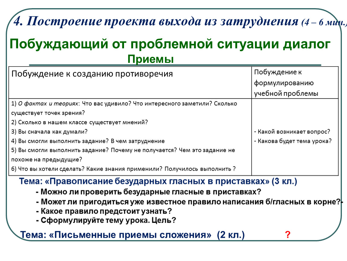 Выход из проекта