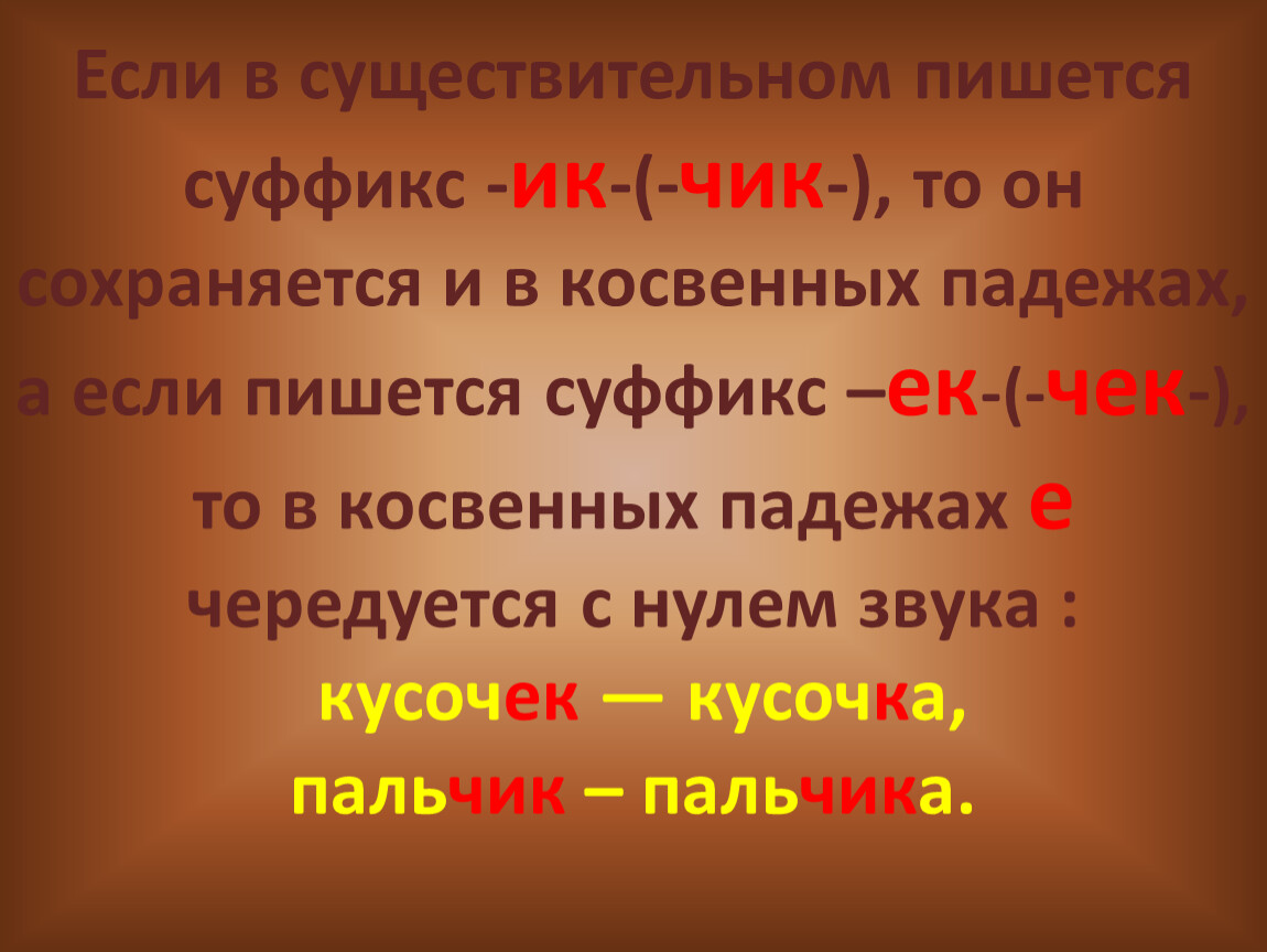 Почему в слове писано. Правописание суффиксов Чик чек. Чек и Чик суффиксы правила. Суффикс Чик и чек правило. Существительные с суффиксом чек.