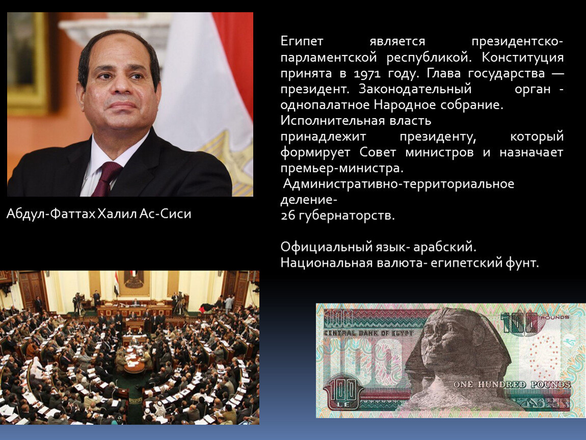 Какие страны являются президентскими республиками. Парламентская Республика Египет. Президентско-парламентская Республика Алжир.