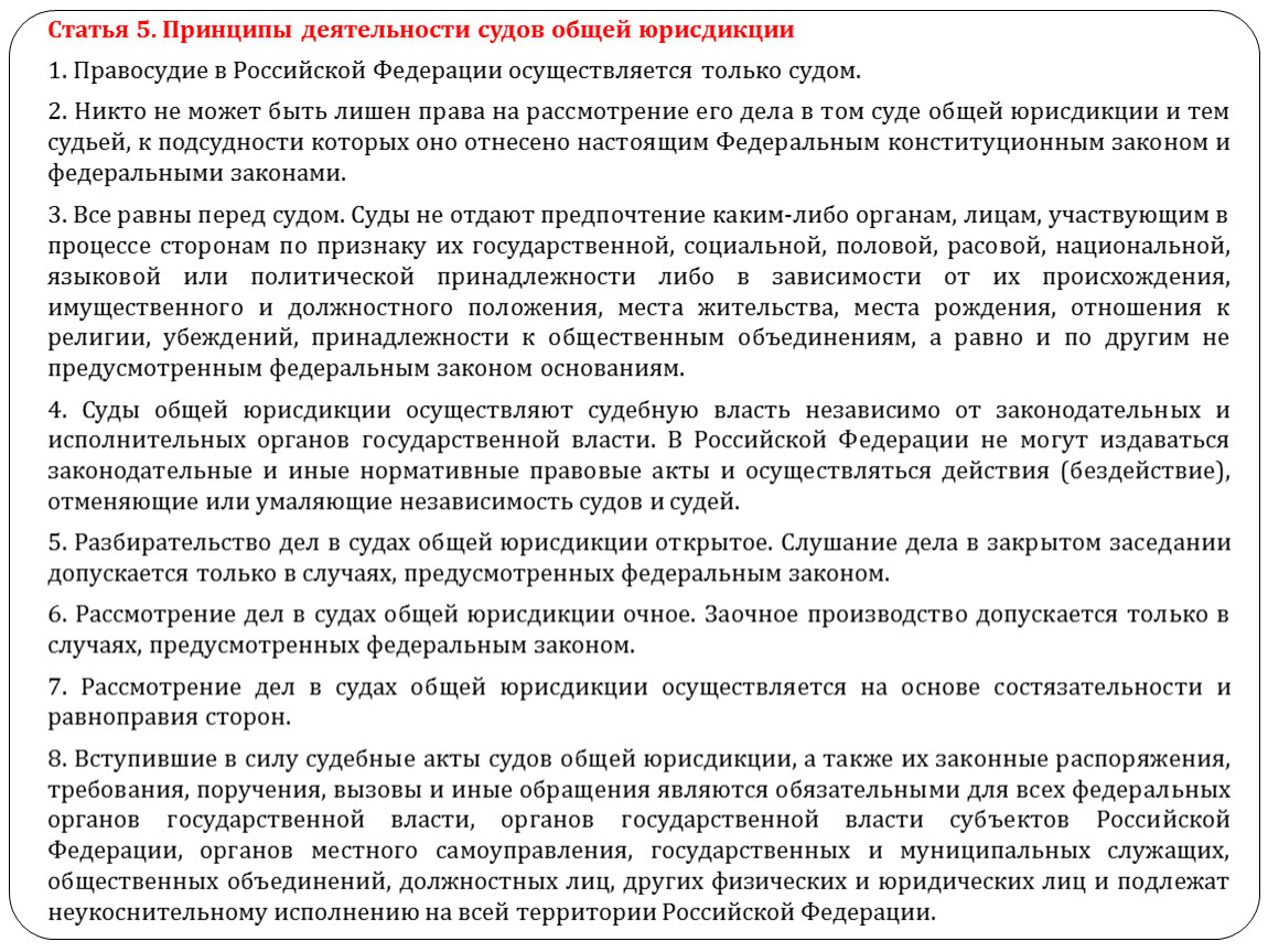 Судебное положение. Принципы судебной деятельности. Принципы организации системы судов общей юрисдикции. Принципы деятельности судов. Суды общей юрисдикции принципы.