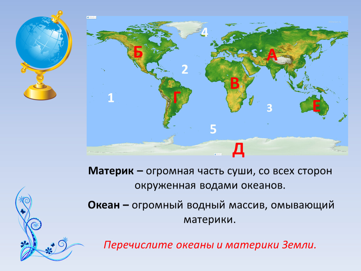 Площадь земли по карте. Материки. Матер ки. Материки и океаны. Презентация материков по окружающему миру.
