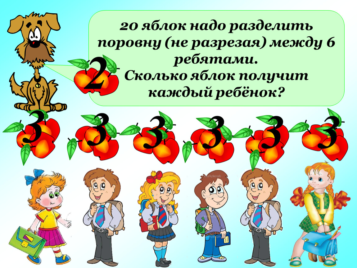 Сколько яблок. Сколько яблок на картинке. Яблоко поровну. Разделите 5 яблок между шестью детьми не разрезав.