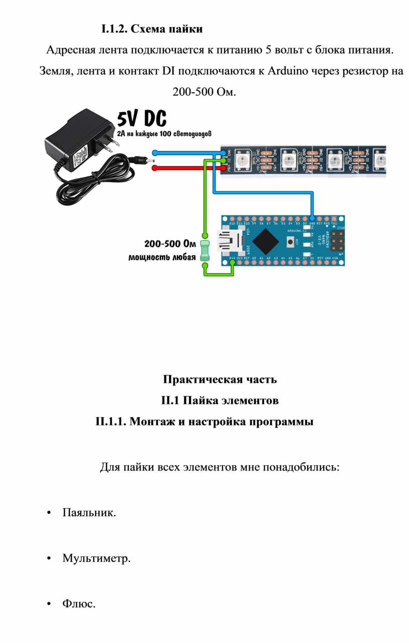 Работа адресной ленты