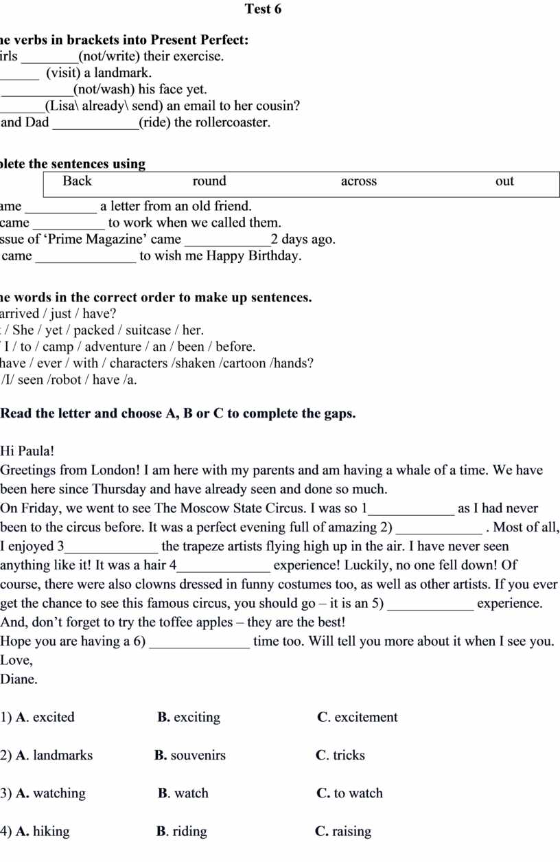 Test 6 module 6