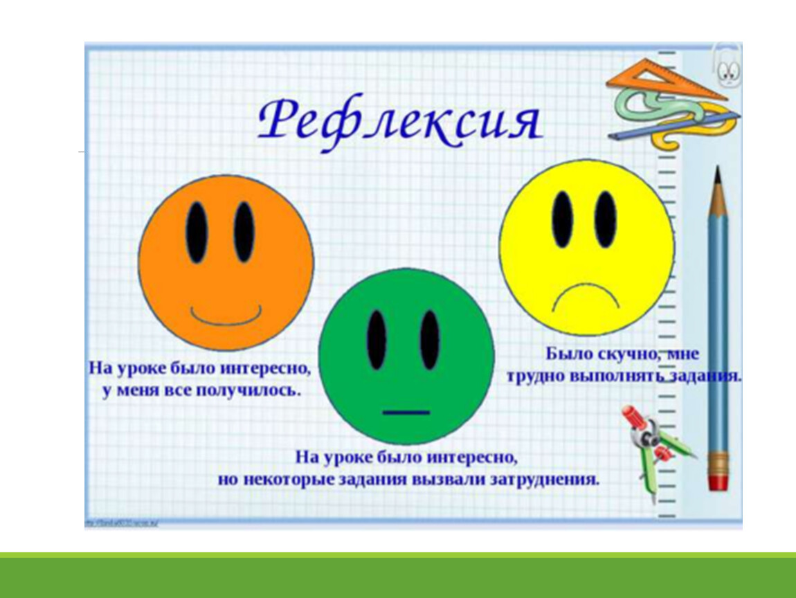 Приемы рефлексии