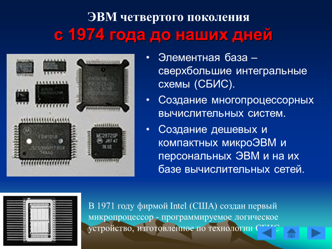 Когда были созданы первые эвм на интегральных схемах