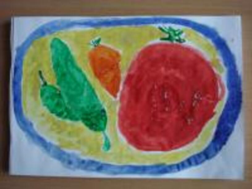 Рисование в старшей группе овощи на тарелке. Овощи на тарелке рисование в средней группе. Рисование в средней группе фрукты на тарелочке. Рисование овощи старшая группа.