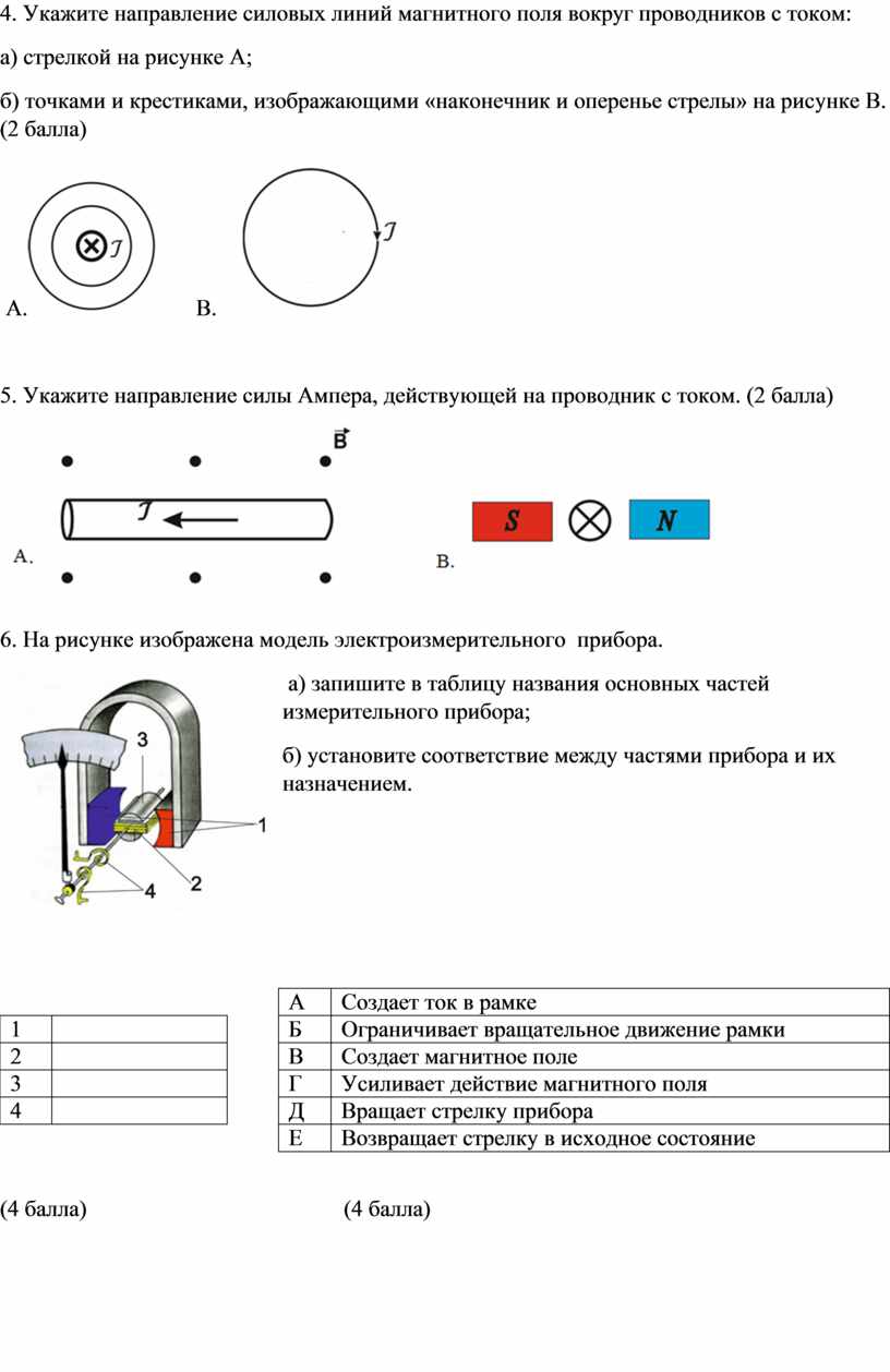 Укажите направление силовых линий магнитного поля катушки с током изображенной на рисунке 11