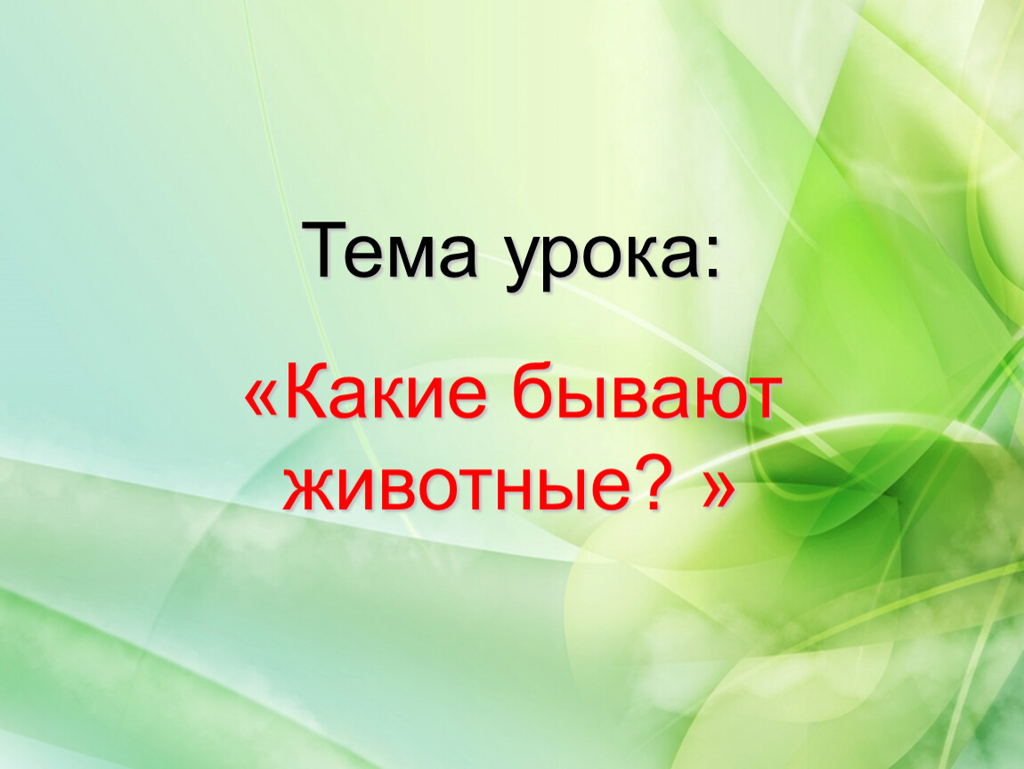 Презентация какие бывают животные презентация 2 класс