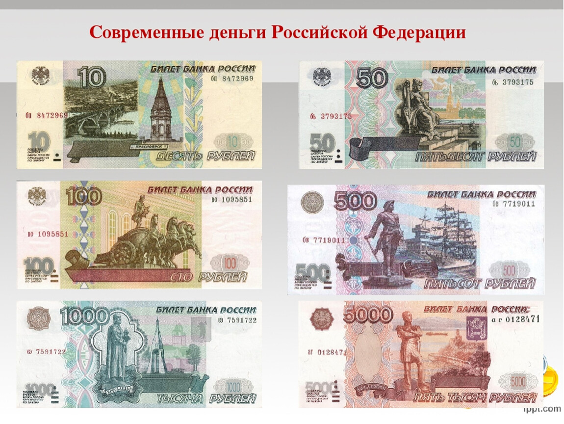 Какие купюры поменяют. Российские деньги бумажные. Современные бумажные деньги. Современные деньги России. Современные деньги Росси.