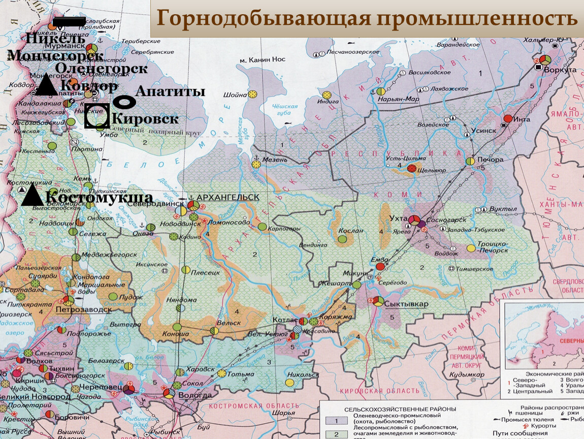 Северо запад центры промышленности. Центры горнодобывающей промышленности. Центры горнодобывающей промышленности России. Карта горнодобывающей промышленности. Районы горнодобывающей промышленности.