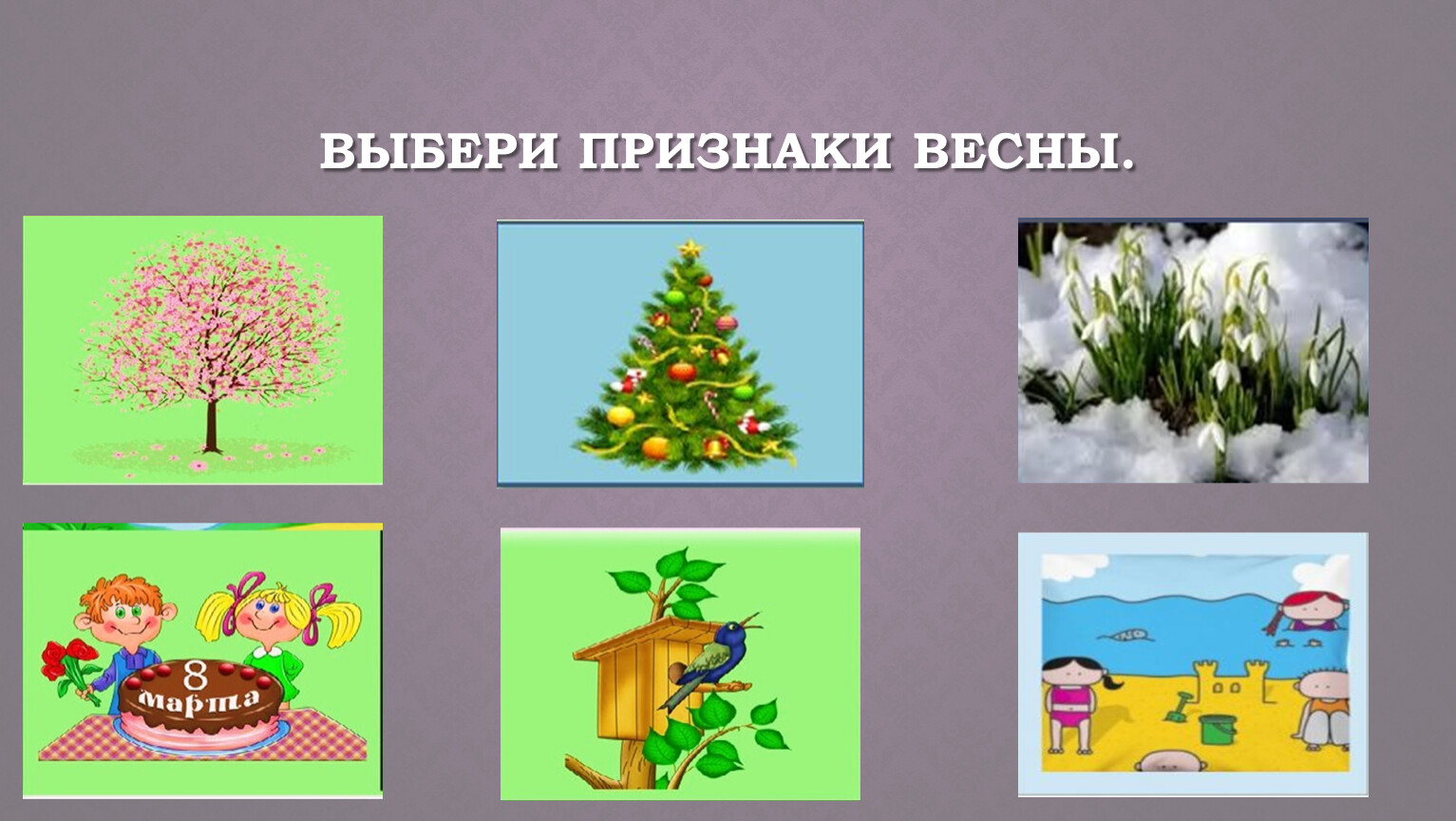 Сезонные изменения видео. Признаки весны схема. Картинки признаки весны. Выбери признаки весны. Признаки весны в картинках для детей.