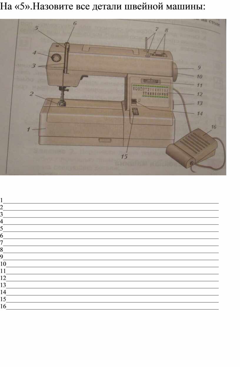Деталь швейной машины 6