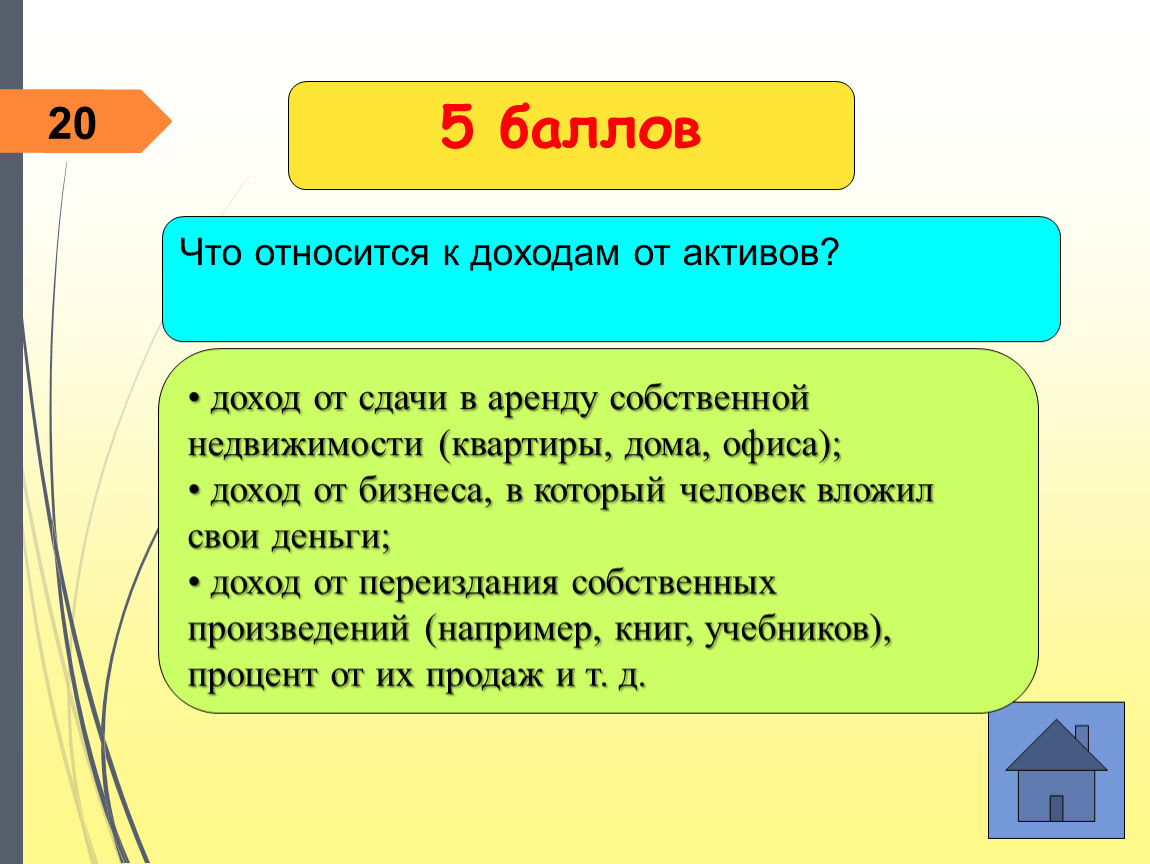 Интерактивная игра по финансовой грамотности 